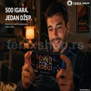 Q12 prenosna retro konzola sa ugrađenim igrama