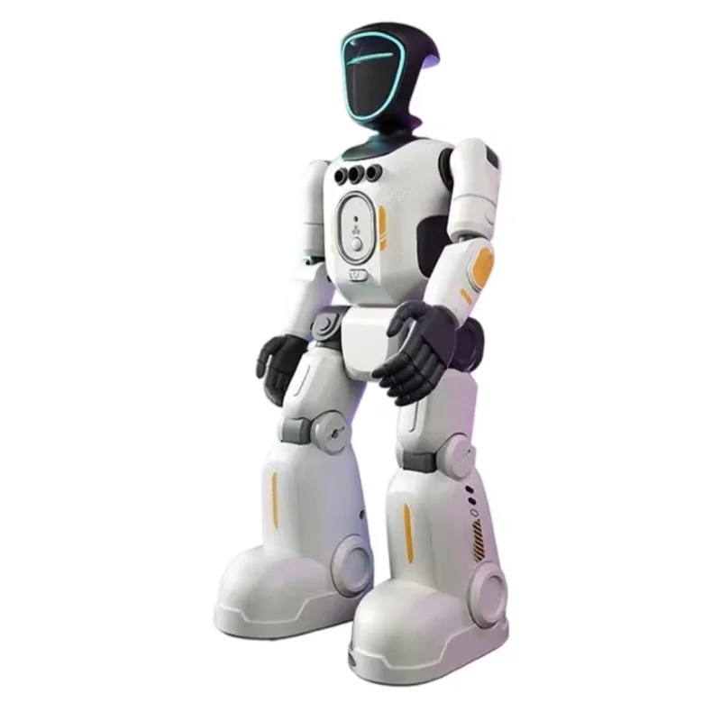 Robot igračka na daljinski upravljač sa LED svetlima pametni robot na daljinski - u upotrebi