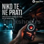 Ručni detektor GPS lokatora, kamera i prislušnih uređaja