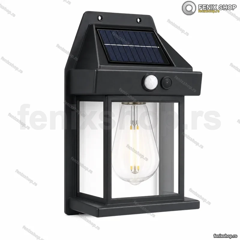 Solarna Zidna Lampa Sa Senzorom Pokreta BK-888 – 600LM, 120° Solarna Zidna Lampa Sa Senzorom Pokreta BK-888 – 600LM, 120°