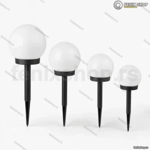 Solarne lampe za dvorište i baštu set 4 komada