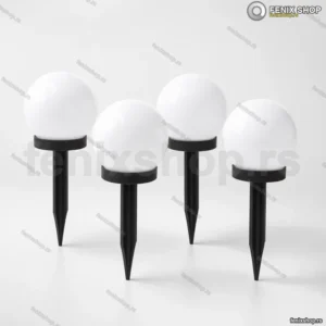 Solarne LED Lampe za Baštu i Dvorište – Set od 4 Komada
