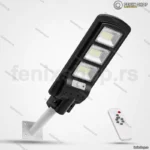 Solarni LED Reflektor Stubni 90W sa Daljinskim – Autonomno Vanjsko Osvjetljenje