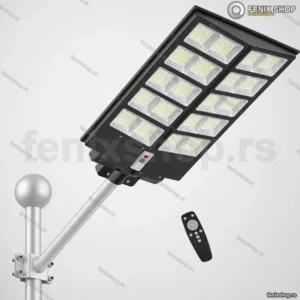 Solarni Ulični Reflektor 1200W – LED Svetlo sa Daljinskim i IP67 Zaštitom