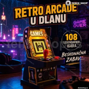 Stona retro mini arcade mašina sa 108 ugrađenih igara