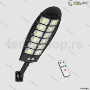 Stubni Solarni Reflektor 150W – Vodootporan IP65 sa Daljinskim Upravljačem