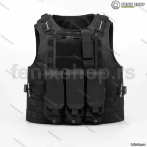 Taktički Podesivi Prsluk sa Torbicama i Pouručjem za Okvire — Airsoft i Streljaštvo