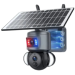 UBOX dvostruka solarna 4G kamera sa rotirajućim objektivom