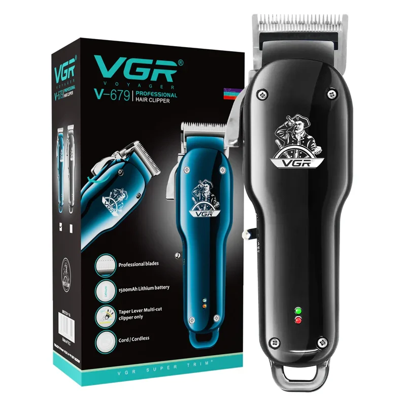 VGR V-679 mašinica za šišanje i brijanje — baterija 1500 mAh VGR V-679 mašinica - u upotrebi