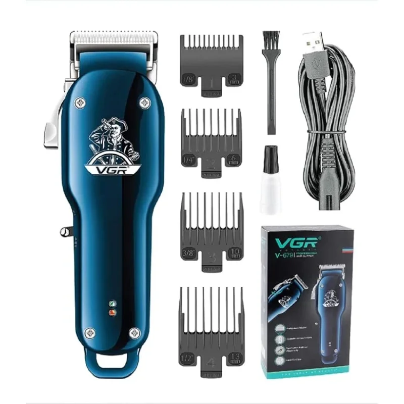 VGR V-679 mašinica za šišanje i brijanje — baterija 1500 mAh VGR V-679 mašinica - prednja strana
