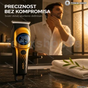 VGR V-966 bežični trimer za kosu i bradu sa LED ekranom
