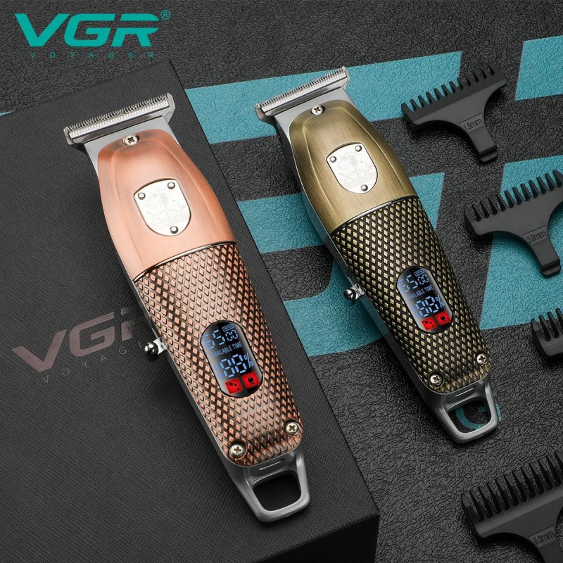 VGR V-967 bežični trimer za bradu i kosu sa LED ekranom VGR V-967 trimer - u upotrebi