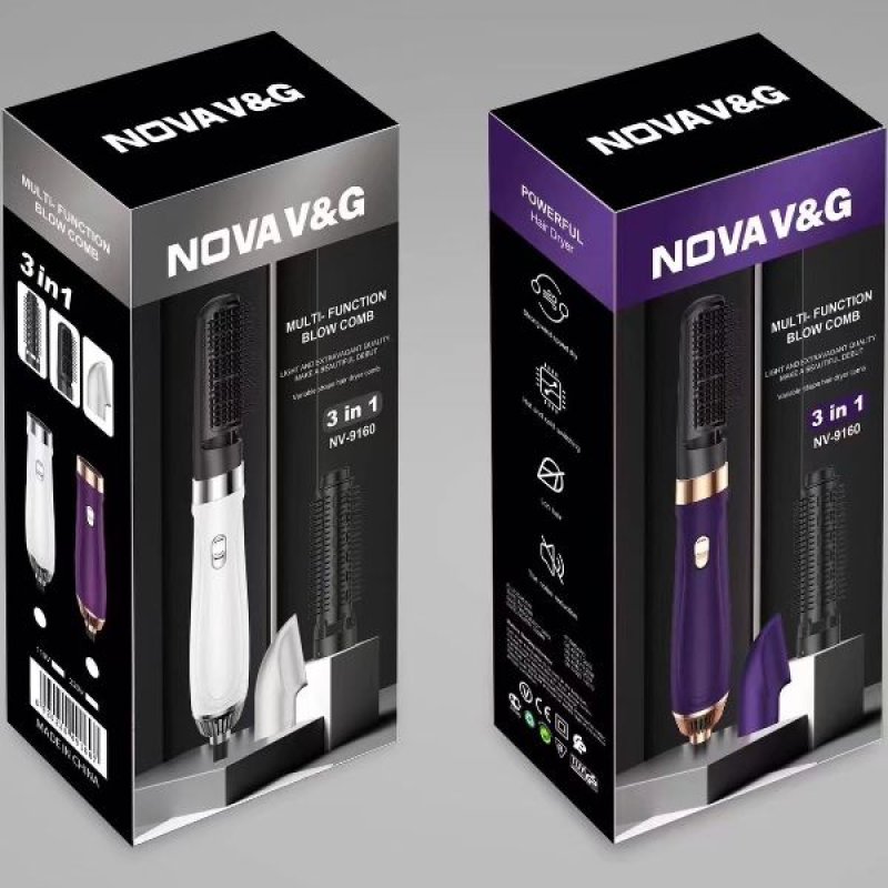 Višenamenska garnitura za oblikovanje kose 3u1 NV-9160 set za kosu NV-9160 - prednja strana