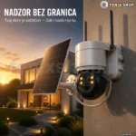 Wi-Fi kamera Q6 sa solarnim napajanjem i rotacijom — iCSee