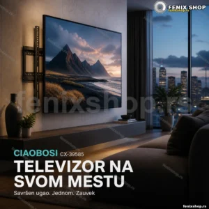 Zidni fiksni nosač za televizor 60–120 inča, do 50 kg — CX-39585