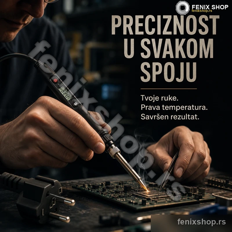 Lemilica digitalna 60W sa LCD displejem i podesivom temperaturom Lemilica digitalna 60W sa LCD displejem i podesivom temperaturom