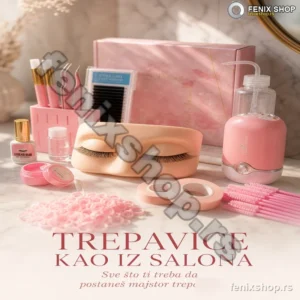 Početni set za nadogradnju trepavica — komplet za početnike