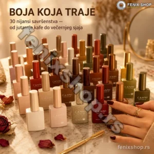 CANNI CC6 gel lakovi set 30 bočica po 9 ml HEMA free
