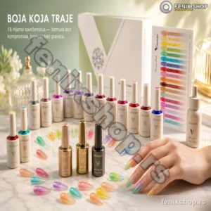 Venalisa V5 gel lak set od 18 boja bez HEMA i TPO — 10 ml