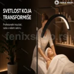 LED podna lampa polumesec HD-M6X 40W sa stativom i daljinskim
