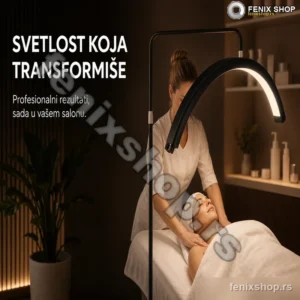 LED podna lampa polumesec HD-M6X 40W sa stativom i daljinskim