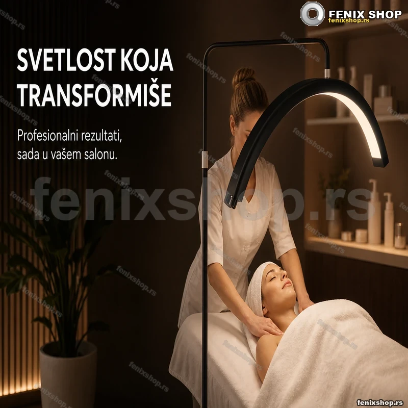 LED podna lampa polumesec HD-M6X 40W sa stativom i daljinskim LED podna lampa polumesec HD-M6X 40W sa stativom i daljinskim