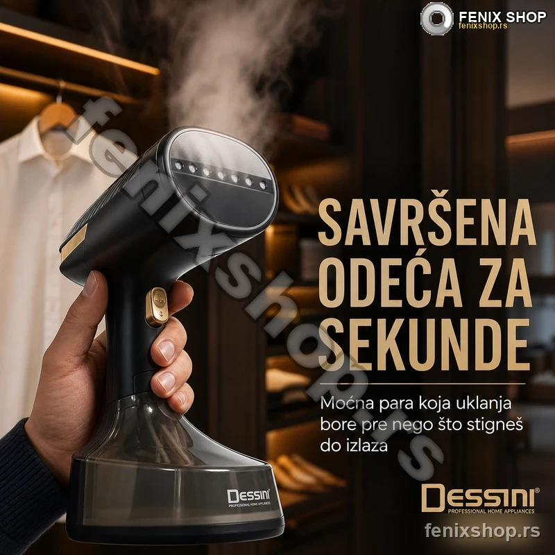 Dessini DS-825 parni aparat za peglanje 2800W — ručni Dessini DS-825 parni aparat za peglanje 2800W — ručni