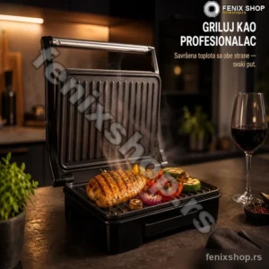 SOKANY SK-223 električni toster i gril sa grejnim pločama, 850 W
