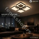Brilagi BG0932 crna LED plafonjera 85W sa daljinskim 42cm