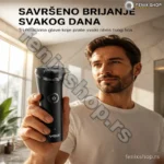 VGR V-319 električni brijač sa tri rotacione glave, punjivi