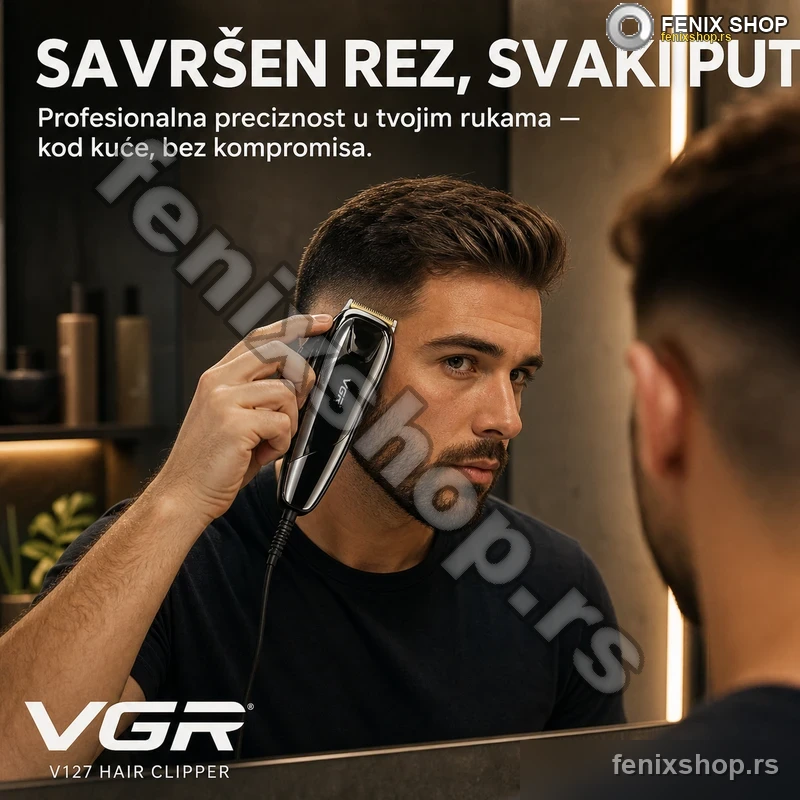 VGR V127 mašinica za šišanje kose na kabl, 0,9–1,5 mm VGR V127 mašinica za šišanje kose na kabl, 0,9–1,5 mm