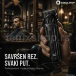 VGR V-282 punjiva mašinica za kosu i bradu — Triple Black
