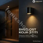 Baleno spoljna zidna lampa GU10 crna ovalna IP65 – QAZQA