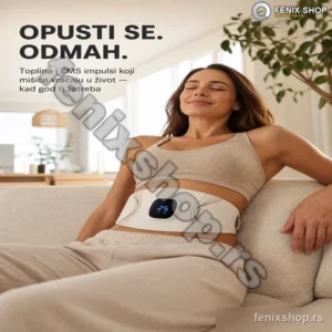 Masažni pojas za struk QI001 sa EMS impulsima i grejanjem