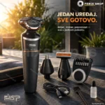 DSP 60087A punjivi set za negu 4u1 — brijač, trimer, precizni trimer