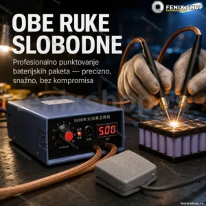 Punkter za baterijske ćelije 5000 W sa nožnom papučicom
