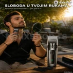 Cronier CR-1221 bežična mašinica za šišanje, sečivo 0,8–2 mm