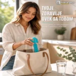 Flašica za vodu s nedeljnim organizatorom za tablete — 7 pregrada