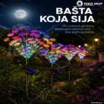 Set 2 solarne lampe gerberi sa 140 šarenih cvetića
