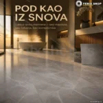 Podne ploče sivi mermer 60x60 cm samolepljive, 10 kom