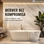 PVC ploče beli mermer samolepljive 60x60 cm, 12 kom