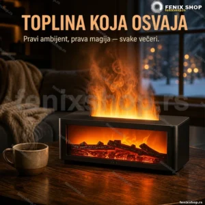 RGB kamin ovlaživač vazduha sa LED plamenom i aroma difuzerom