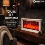 Dekorativni LED kamin sa efektom plamena — baterije ili USB