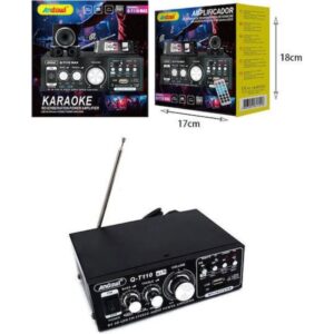 Andowl Q-T110 MAX karaoke pojačalo sa Bluetooth i FM radiom