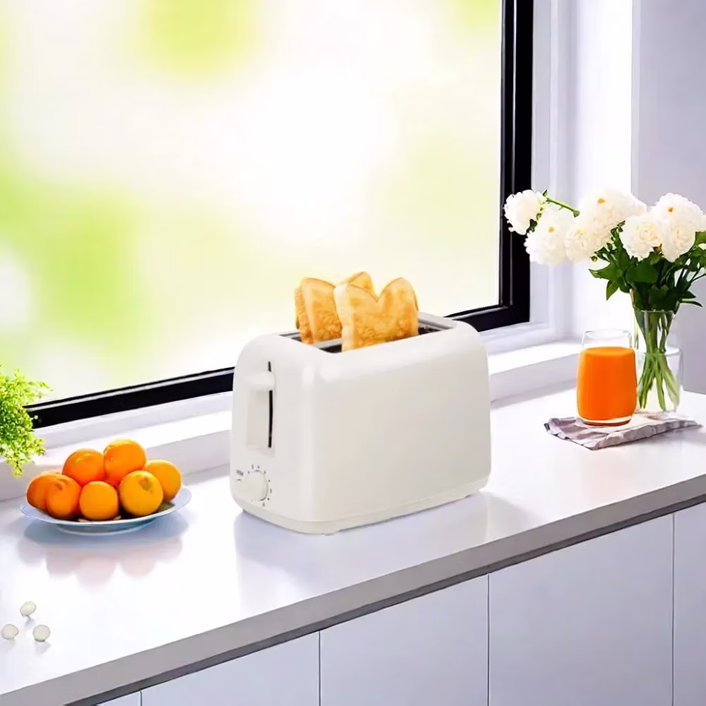 AORLIS toster za hleb 700W — dva otvora, 6 nivoa pečenja AORLIS toster za hleb 700W - u upotrebi