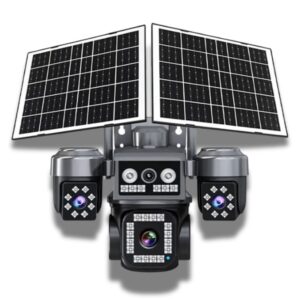 AOV četvorostruka 4G kamera sa solarnim panelom i AI detekcijom