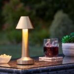 stona lampa pečurka - ugao pogleda