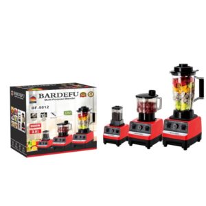 BARDEFU BF-5012 blender sa 15 brzina — 3 posude i drobljenje leda - prednja strana