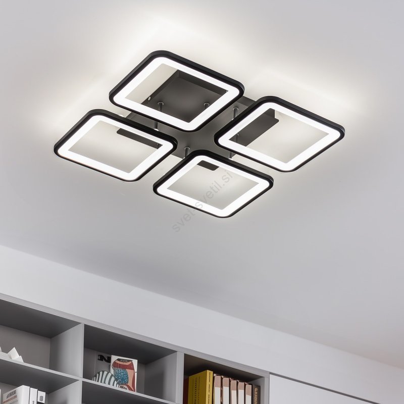 Brilagi BG0932 crna LED plafonjera 85W sa daljinskim 42cm crna LED plafonjera - u upotrebi