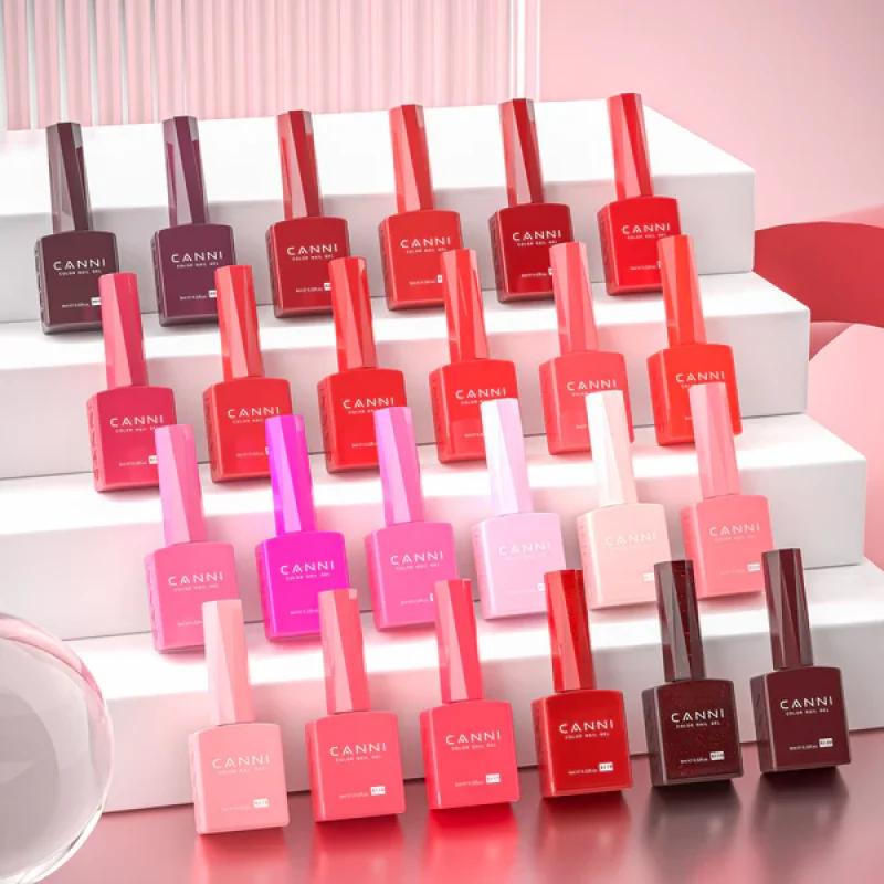 CANNI CC5 gel lak set 30×9 ml HEMA free formulacija CANNI CC5 set gel lakova - prednja strana